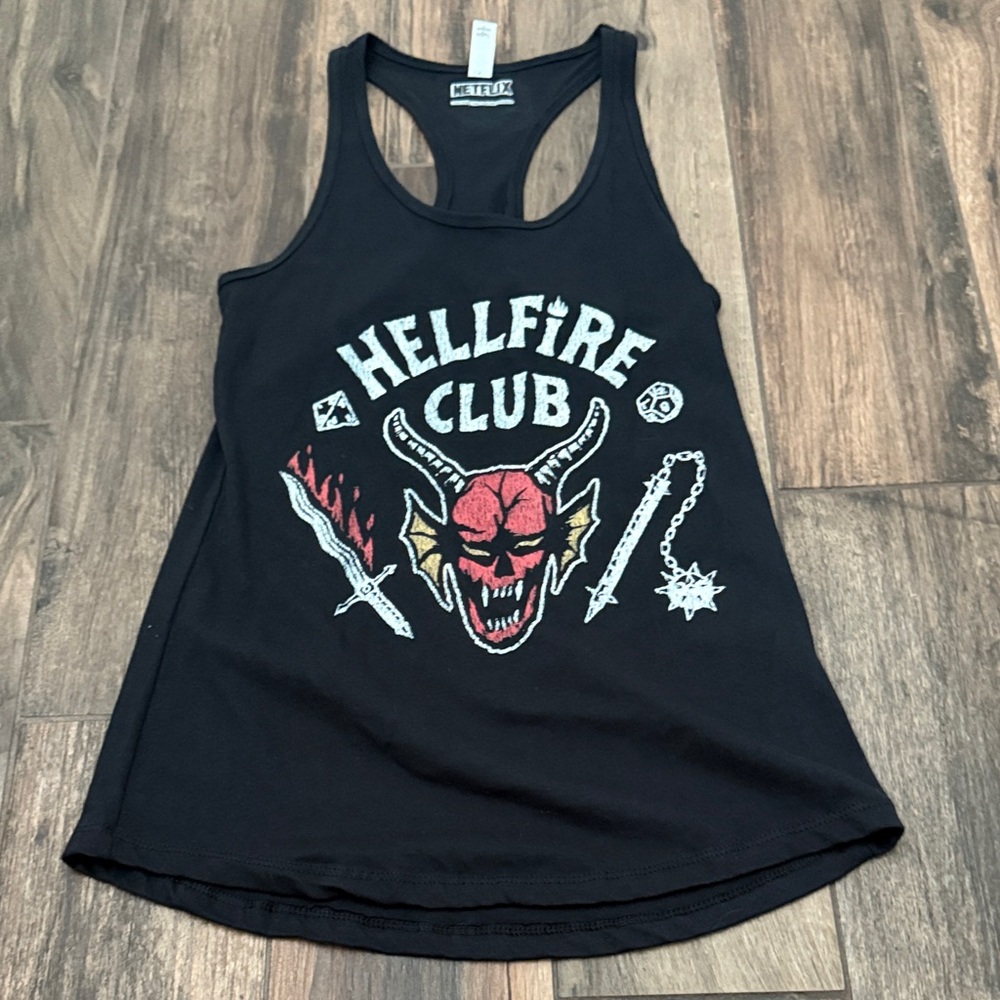 Netflix Stranger Things Hellfire Club tank